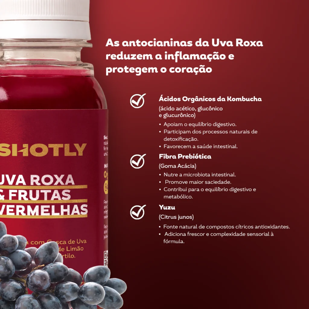 Kit Mix Shot Cúrcuma e Gengibre + Matchá-Mate e Hortelã + Shot Uva Roxa e Frutas Vermelhas — imagem 8 de 15