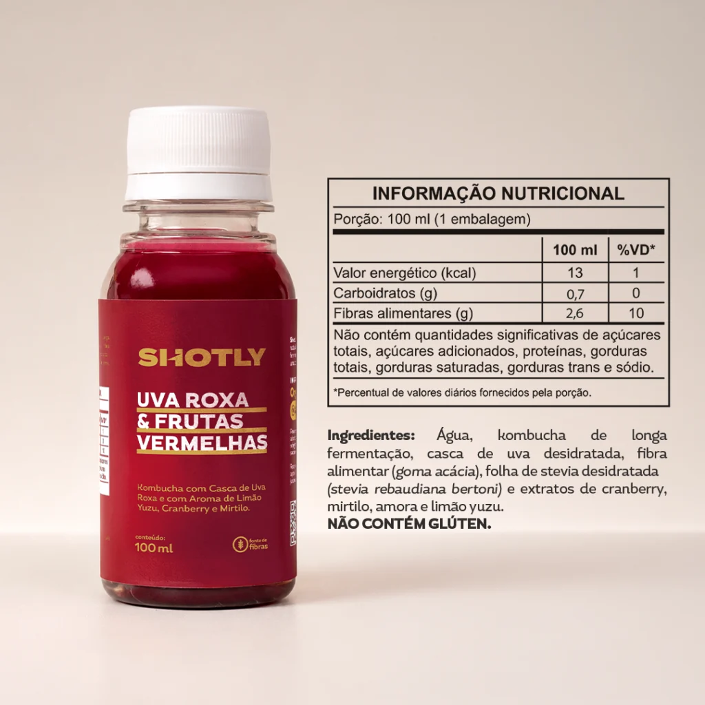 Kit Mix Shot Cúrcuma e Gengibre + Matchá-Mate e Hortelã + Shot Uva Roxa e Frutas Vermelhas — imagem 11 de 15