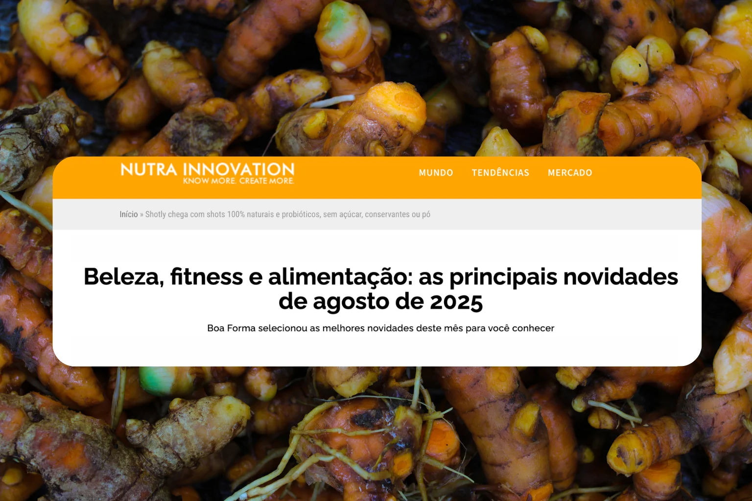 Shotly chega com shots 100% naturais e probióticos, sem açúcar, conservantes ou pó