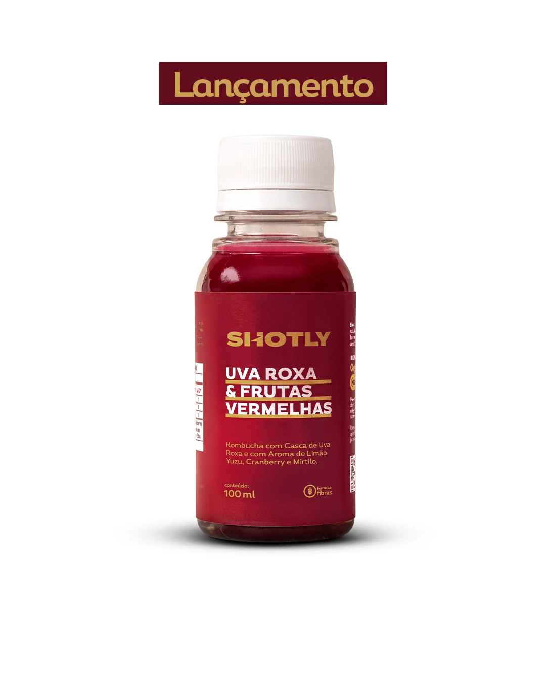 Kit Shot Uva Roxa e Frutas Vermelhas